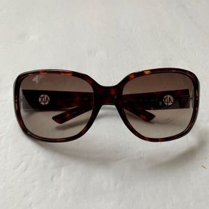 ARMANI EXCHANGE BROWN & GOLD SUNGLASSES